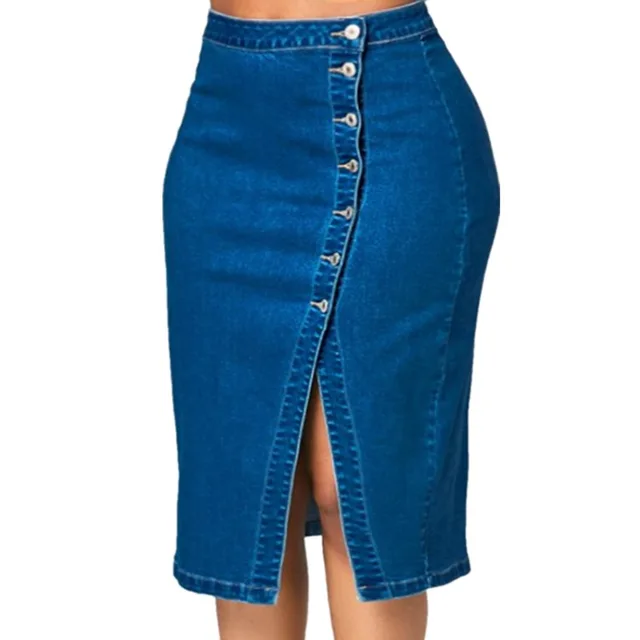 Women's Denim Skirt Plus Size Jeans Default - Shop at LoveMi