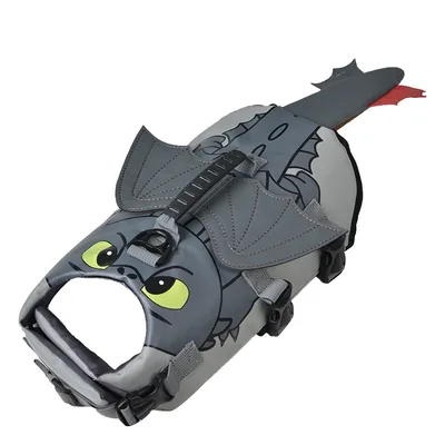 Flying Dragon Cosplay Dog Swimsuit Grey - Shop at LoveMi