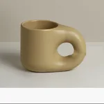 A Fat Cup Milk Tea Color