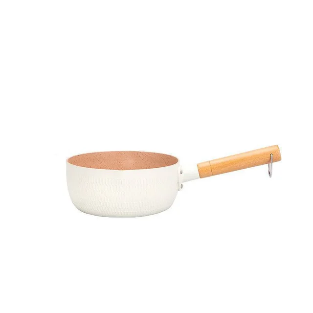 Maifan Stone Milk Pan Non stick Pan Snow Pan White - Shop at LoveMi