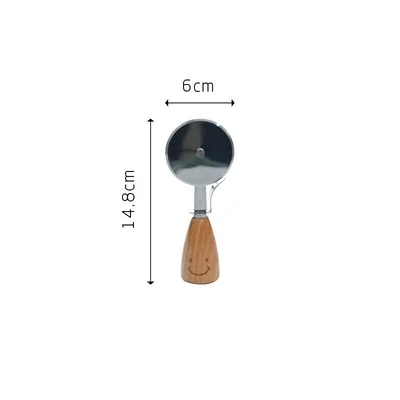 Twelve piece Stainless Steel Kitchen Tools F012 Smiley Pizza Cutter - Shop at LoveMi