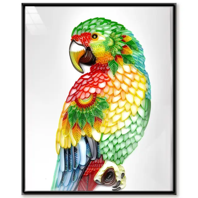 Quilted Paper Painting Creative Handmade Crafts Upgrade - Shop at LoveMi