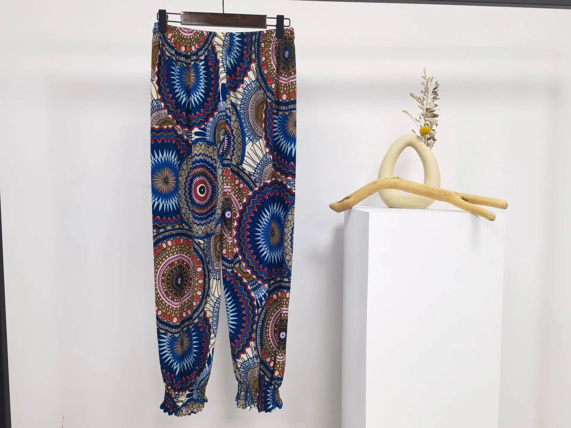 Icy Silk Loose Drawstring High Waist Bloomers - 8 Style