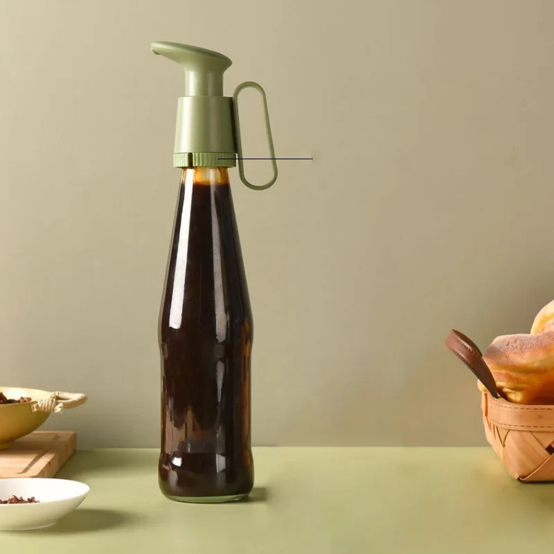 Squeezer For Glass Fuel-consuming Bottle With Head Pressing Mouth - Green