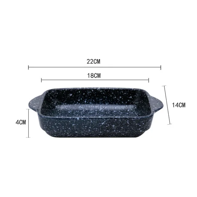 Ceramic Household Baking Bowl Creative Microwave Oven Special Baking Tableware Bakeware Starry Sky - Shop at LoveMi