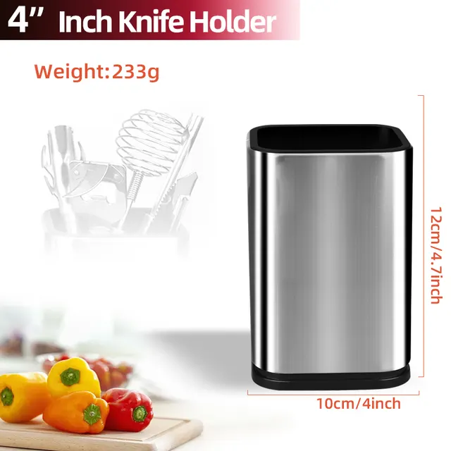 Drainable Knife Chopping Board Holder Size Chopper Holder 4Inchstoragebarrel - Shop at LoveMi