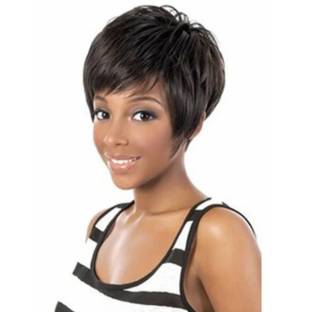 Women's Short Curly Synthetic High Temperature Wig Wig004 - Shop at LoveMi