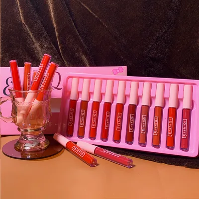 Student Party Element Lipstick Net Red Lip Glaze White Moisture Red - Shop at LoveMi