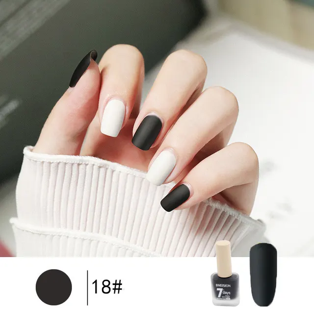 Frosted No baking Quick drying Nude Matte Nail Polish 18Color - Shop at LoveMi