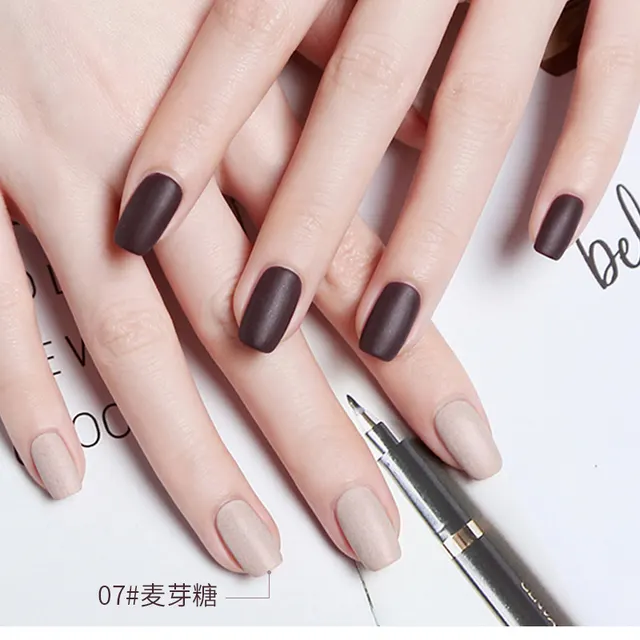 New Nail Polish Summer Free Test Quick drying Matte Matte Lasting Non tearable M7 Maltose - Shop at LoveMi