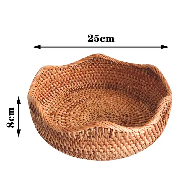 Home Modern Coffee Table Fruit Tray Snack Storage Box Wave Medium Size - Shop at LoveMi