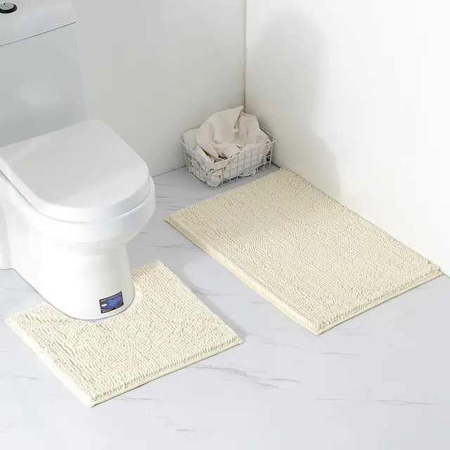 Anti ski Neil Mat For Absorbent Bathroom Milky White - Shop at LoveMi
