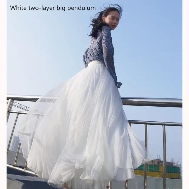 The New Mesh Skirt Is Fluffy And Looks Thin - Shop at LoveMi