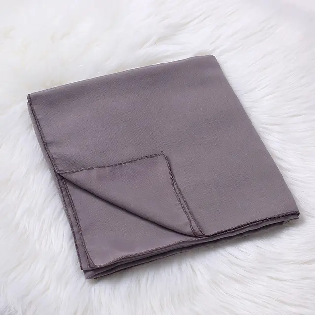 Monochrome Cotton Yarn Cotton And Linen Ladies Headscarf L - Shop at LoveMi