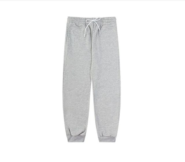 Drawstring Trousers Loose Overalls Sweatpants Close up Casual Pants Grey - Shop at LoveMi