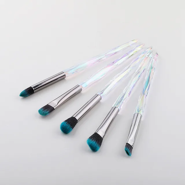 Eye Makeup Brush Eye Shadow Brush Set Beginner Nose Shadow Brush Soft Lip Brush White Green - Shop at LoveMi