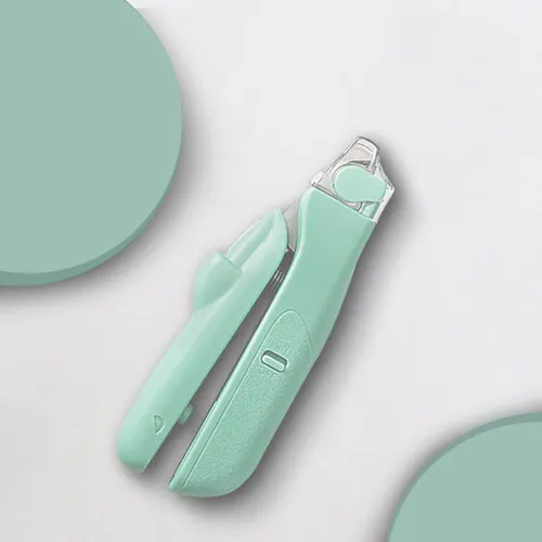 New pet nail clippers cat nail scissors stainless steel led dog nail clipper small dog and cat beauty products Green - Shop at LoveMi