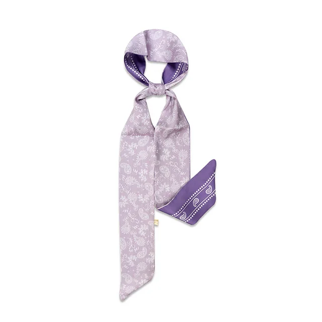 Silk Scarf Scarves Women's Thin Narrow Strips Of Decorative Breathable Streamers Pk2151 - Shop at LoveMi