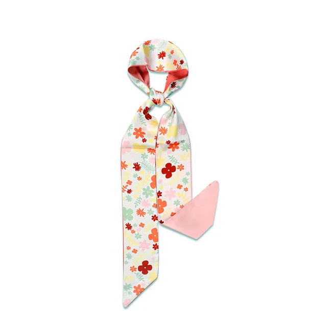Silk Scarf Scarves Women's Thin Narrow Strips Of Decorative Breathable Streamers Pk2154 - Shop at LoveMi