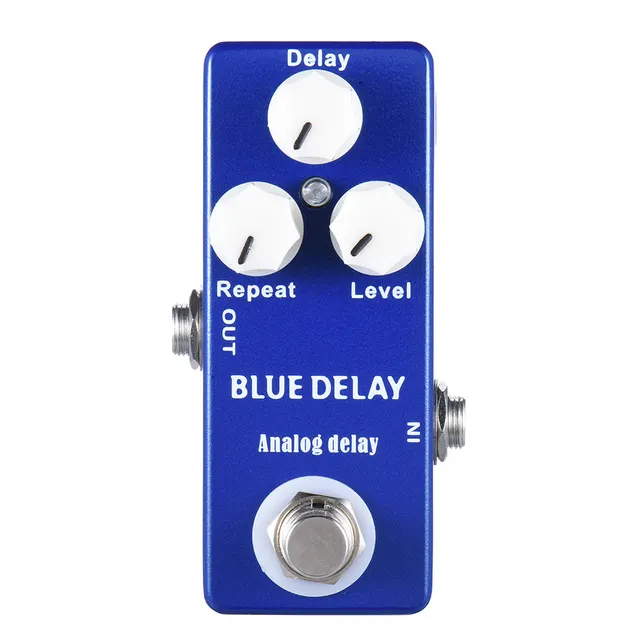 Deep Blue Analog Delay Mini Guitar Effect Pedal True Bypass Guitar Blue - Shop at LoveMi