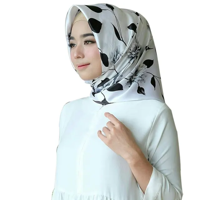 Big Square Scarf Fashion Simulation Silk Scarf P - Shop at LoveMi