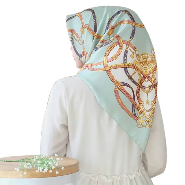 Big Square Scarf Fashion Simulation Silk Scarf T - Shop at LoveMi