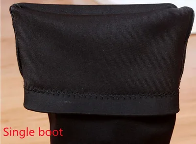 Stretch Fabric Single High Tube Autumn And Winter Girls Boots Single Boot 37 - Shop at LoveMi