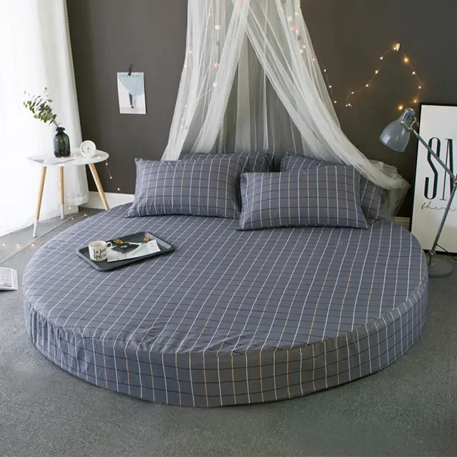 Round Bed Sheet Bedspread Hotel Hotel Mattress Protector Pinshang - Shop at LoveMi