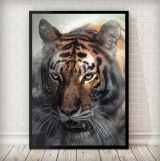 Diamond Painting Lion Tiger Mosaic Picture Embroidery Cross Stitch Kit - Style06