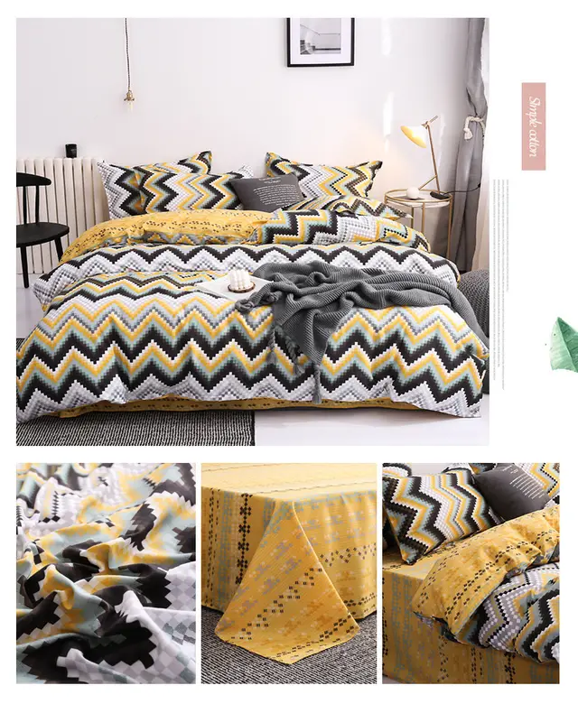 Aloe Cotton Sheets Four piece Bedding 13 Style - Shop at LoveMi