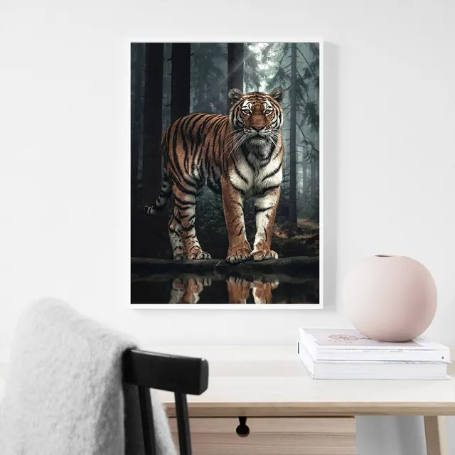 Painting Full Diamond Embroidery Animal Tiger Poster Rhinestone Cross Stitch Kit As Shown - Shop at LoveMi