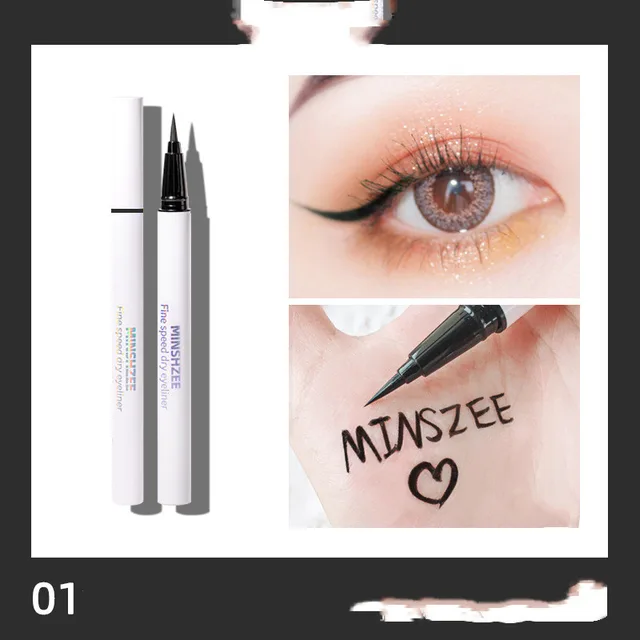 Eyeliner Xizhi Color Non smudge Extra Fine Red Waterproof Long lasting Liquid Eyeliner Pen Style1 - Shop at LoveMi