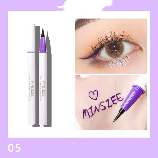 Eyeliner Xizhi Color Non smudge Extra Fine Red Waterproof Long lasting Liquid Eyeliner Pen Style5 - Shop at LoveMi