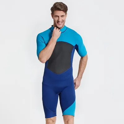 Warm And Cold Long sleeved Snorkeling Sunscreen Surfing Suit Blue - Shop at LoveMi