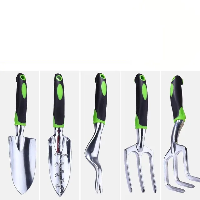 Outdoor Gardening Lawn Transplant Tool Kit 5Piece Set With Green Handle - Shop at LoveMi