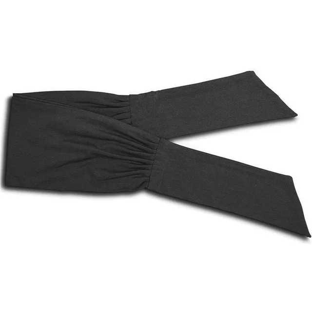 Knotted Hair Band Yoga Hair Band Sports Head Band Elastic Broad Band Bandana Black - Shop at LoveMi
