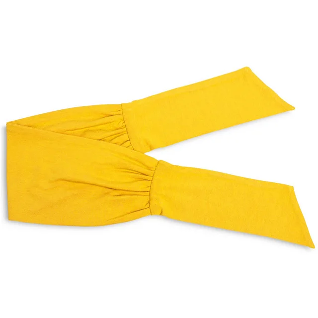 Knotted Hair Band Yoga Hair Band Sports Head Band Elastic Broad Band Bandana Yellow - Shop at LoveMi