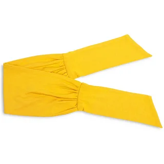 Knotted Hair Band Yoga Hair Band Sports Head Band Elastic Broad Band Bandana - Yellow