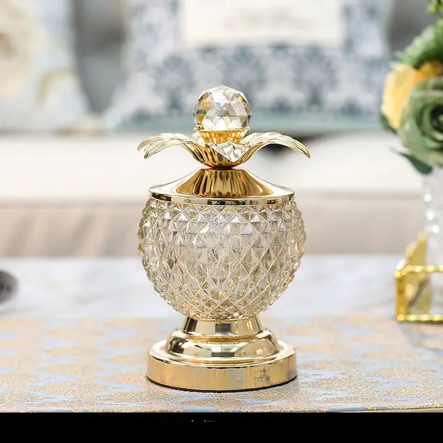 Metal Glass Candy Jar Storage Jar Storage Jar Decoration 12Style - Shop at LoveMi