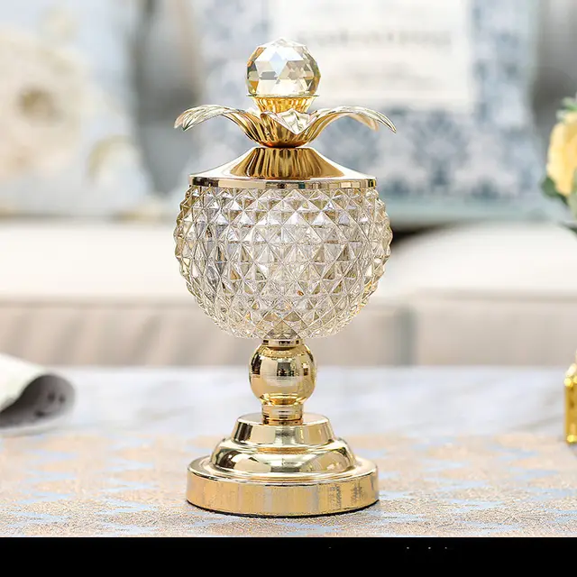 Metal Glass Candy Jar Storage Jar Storage Jar Decoration 13Style - Shop at LoveMi