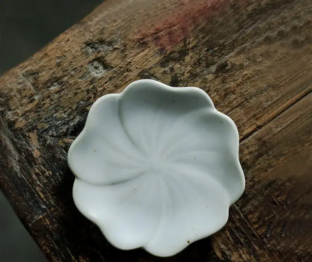 Ceramic Coaster Insulation Pad Cup Holder Cloud Falling Petal Coaster - Shop at LoveMi