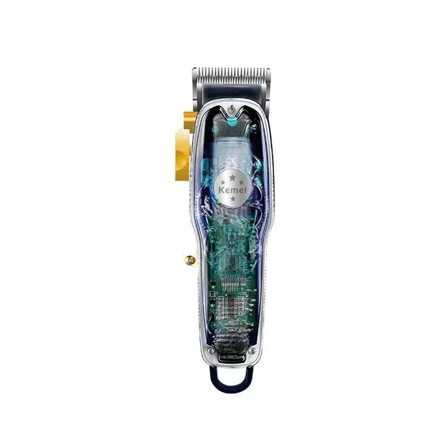 Transparent Body Electric Clippers With LCD Display Electric Clippers Blue - Shop at LoveMi