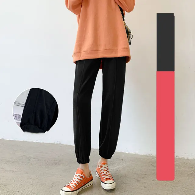 Loose Straight Thin Wide Leg Pants Black - Shop at LoveMi