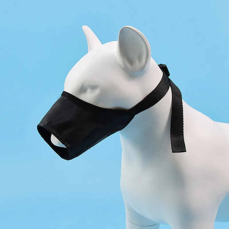 Dog Mouth Cover Adjustable Anti-bite, Anti-barking, Anti-eating Mask, Pet Supplies - Black