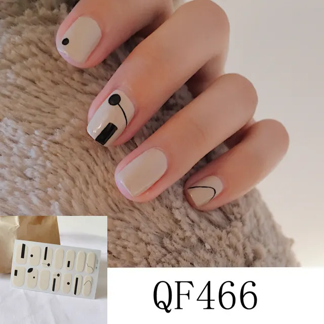 Nail Sticker 3D Diamond Nail 14 Stickers Waterproof Nail Sticker Full Sticker For Pregnant Women 4Style - Shop at LoveMi