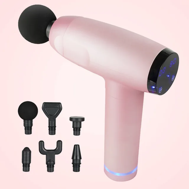 Membrane Gun Muscle Relaxation Electric Massager Deep Pink - Shop at LoveMi