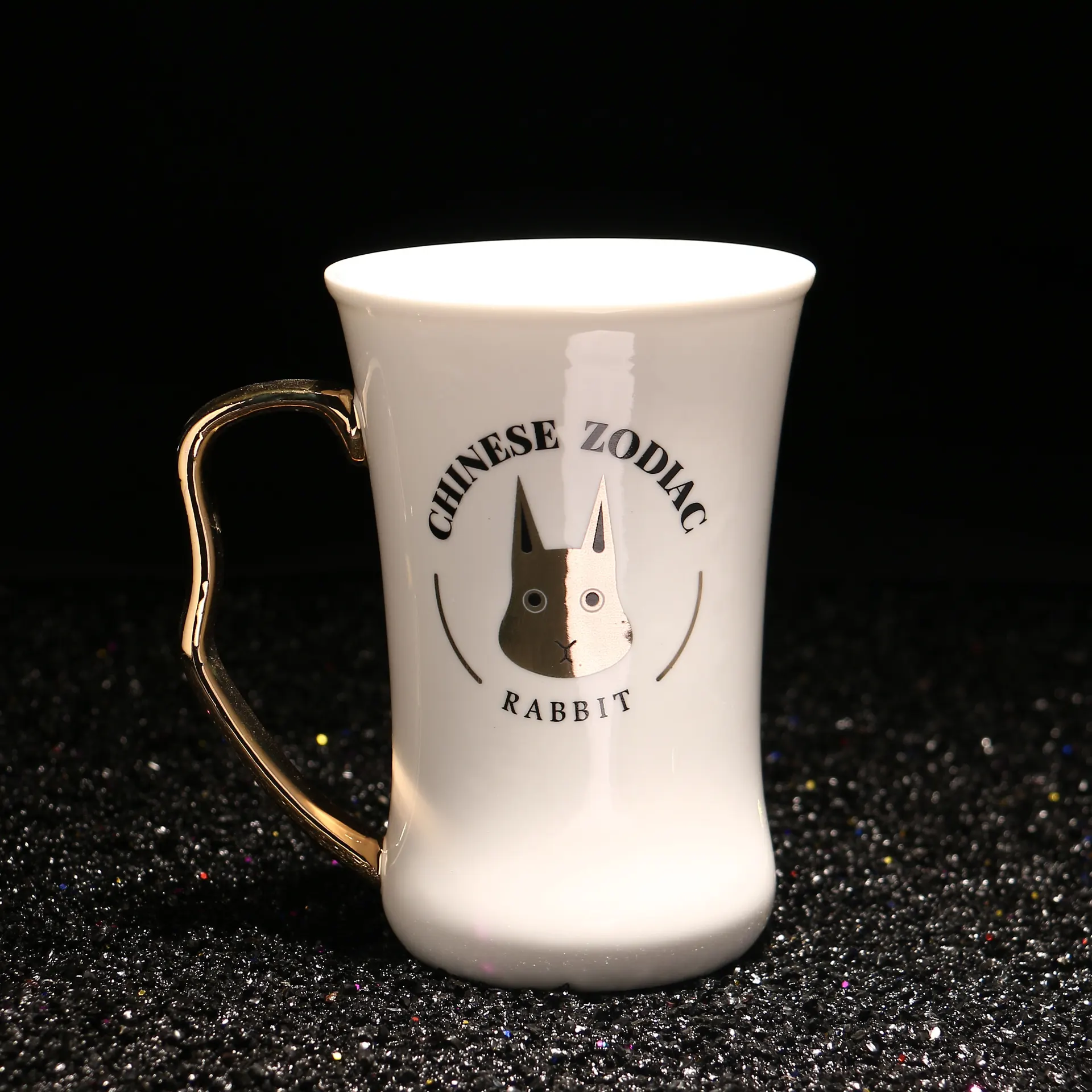 European Style Ceramic Sanitary Ware Set Simple Tray Type Tooth Brushing Mouthwash Cup