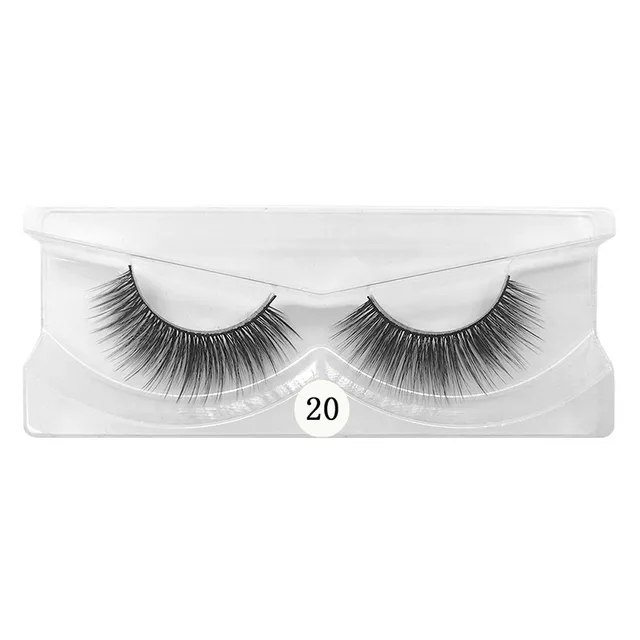 Multi layer 3d False Eyelashes 1 Pair Set, Natural Volume Style20 - Shop at LoveMi