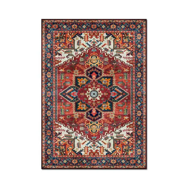 Geometric Ethnic Style Living Room Bedroom Bedside Carpet Floor Mats - Shop at LoveMi