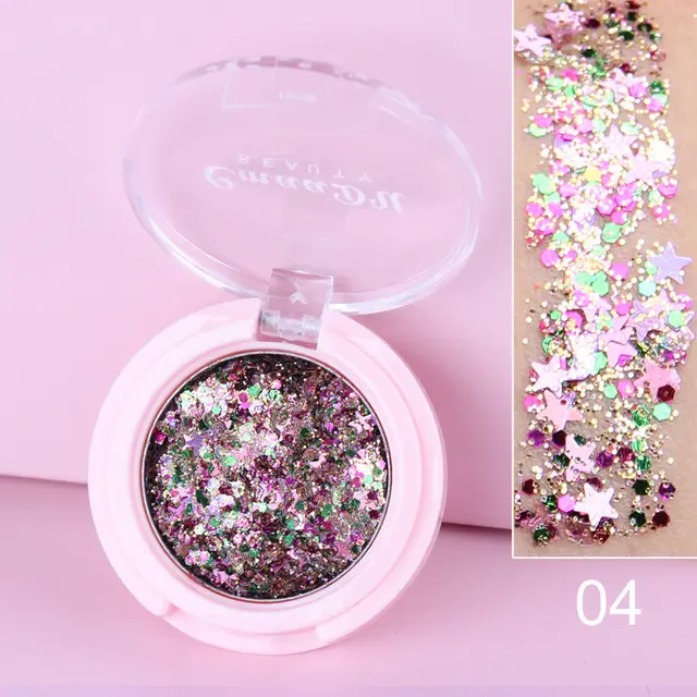 Monochrome Glitter Powder Sequin Eyeshadow Style4 - Shop at LoveMi